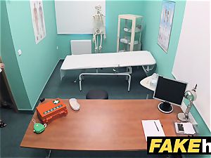faux health center diminutive blonde Czech patient health test