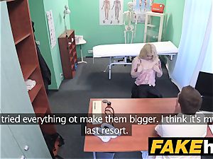 fake health center Fit ash-blonde bj's shaft